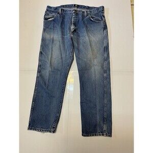 Wrangler 47MWZ Regular Fit Jeans Mens 40x30 Blue Denim Straight Leg Western USA